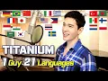 Download Lagu Titanium (David Guetta) 1 Guy Singing in 21 Languages | Multi-Language Cover by Travys Kim