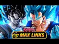 WTF BEST UNIT IN DOKKAN LEVEL 10 LINKS 100 EZA LR TEQ VEGITO BLUE DBZ Dokkan Battle