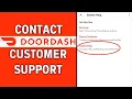 How To Contact DoorDash Customer Support LATEST GUIDE