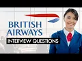 16 BRITISH AIRWAYS Interview Questions and Answers BECOME A FLIGHT ATTENDANT