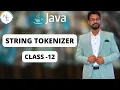 StringTokenizer in Java StringTokenizer in Hindi Networkers Era Kanpur ISC Class 12th