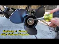 Replacing Mercury 40hp Outboard Propeller