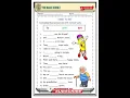 Verb To Be Worksheet for Kids Is Are Am Activity English Grammar Practice