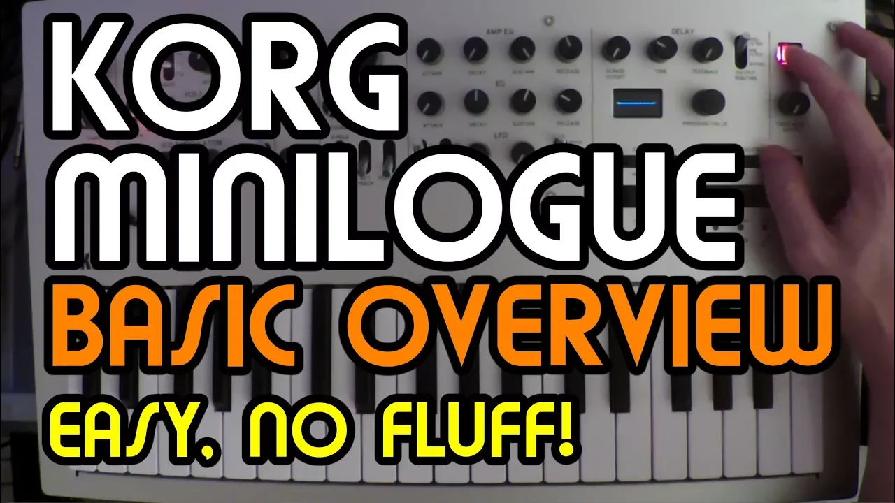 Basic Overview // Korg Minilogue Synth Tutorial