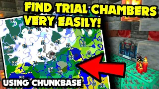 How to Find TRIAL CHAMBERS VERY EASILY Using Chunkbase Seed Map Minecraft 1 21 Java Bedrock