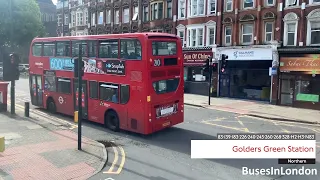Route 139 Visual - Golders Green to Waterloo