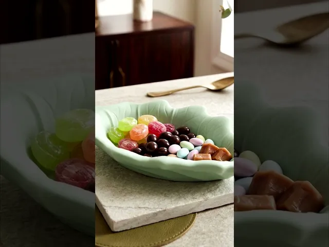 Leaf Shape Bowl Tray Organizer with silicone mold housing video thumbnail