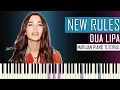 Download Lagu How To Play: Dua Lipa - New Rules | Piano Tutorial + Sheets