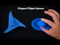 Lagu Maak een papieren Fidget Spinner Origami