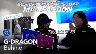 G-DRAGON - TAEYANG 'LIVE FAST DIE SLOW' MV Reaction with DAESUNG