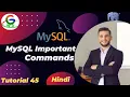 MySQL Important Commands Guri Web Developer PHP Tutorial in Hindi 2024