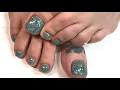 Tosha Rae Nailed is live Dry Pedicure and Glitter Nail Art
