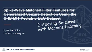 Detecting Seizures with Machine Learning