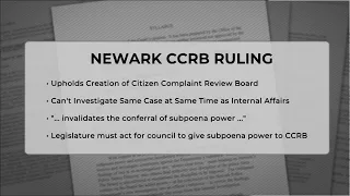 NJ Supreme Court strips Newark s CCRB of subpoena powers