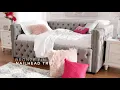 Knightsbridge Full Size Tufted Nailhead Chesterfield Daybed and Trundle by iNSPIRE Q Artisan