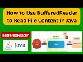 How to Use BufferedReader to Read File Content in Java Java IO Java Tutorial
