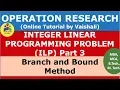 Branch and Bound Method - IPP Integer Programming Problem