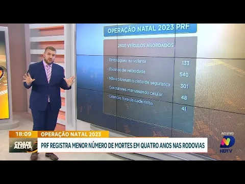 Operação Natal 2023: PRF registra menor número de mortes em quatro anos nas rodovias
