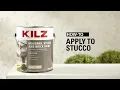 How-To Apply KILZ Masonry Stucco and Brick Paint to Stucco