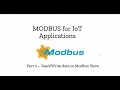 Part 2 - Using Python to Read and Write data to Modbus