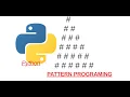 How do you print a pyramid pattern in Python - Pattern of Python Programming