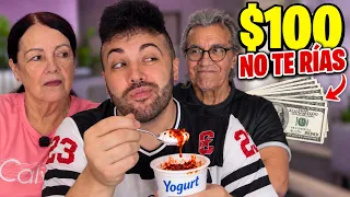 EL QUE SE RÍA PIERDE $100 🌶️ Reto De No Reírse Con Mi Madre Y Mi Padre