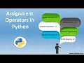 Python Bangla Tutorial for Beginners Assignment Operators in Python