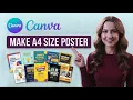 How To Make An A4 Size Poster In Canva 2026 Step-By-Step