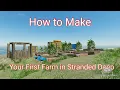 How to make your first farm in stranded deep