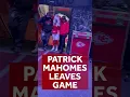 Patrick Mahomes leaves game with injury