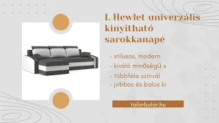 Fókuszban az újdonságunk, a Hewlet kanapék és sarokülők!