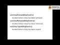 KeyEvent in Java Part-1