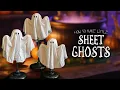 Spooky and Cute How To Make Tiny Sheet Ghosts for Halloween