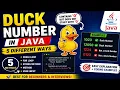 Duck Number in Java 4 Different Ways While For String Method