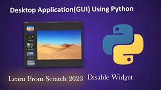 python tkinter gui tutorial 2023 Disable Widget Troubleshooting GUI