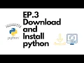 Python Tutorial Episode 3 How to Install Python on Windows and Mac