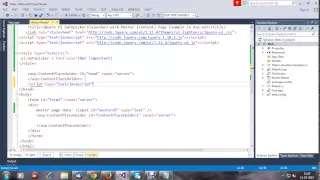 jQuery UI DatepickerCalendar Using in Master and Content Page Example in Aspnet