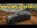 One Year Later 2010 Prius Overland Build - Lift Kit AT-Tires Real-World MPG Ride Quality