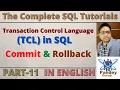 11 Transaction Control Language TCL in SQL What is Commit and Rollback in SQL by Pandey Guruji