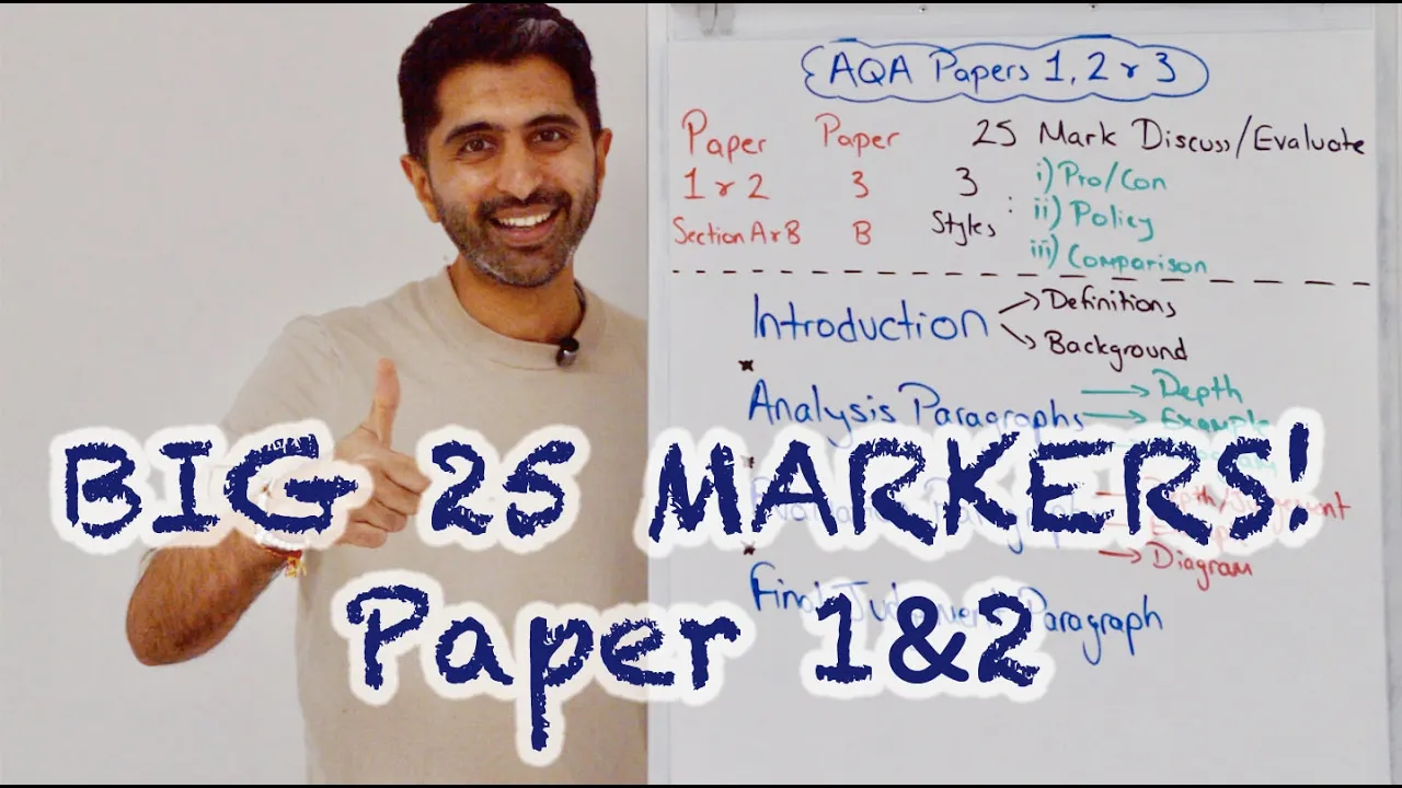 BIG 25 Markers Paper 1 & 2 - AQA A Level Economics
