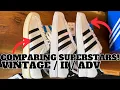 Comparing 3 adidas Superstar Sneakers! Vintage vs Superstar 2 vs ADV