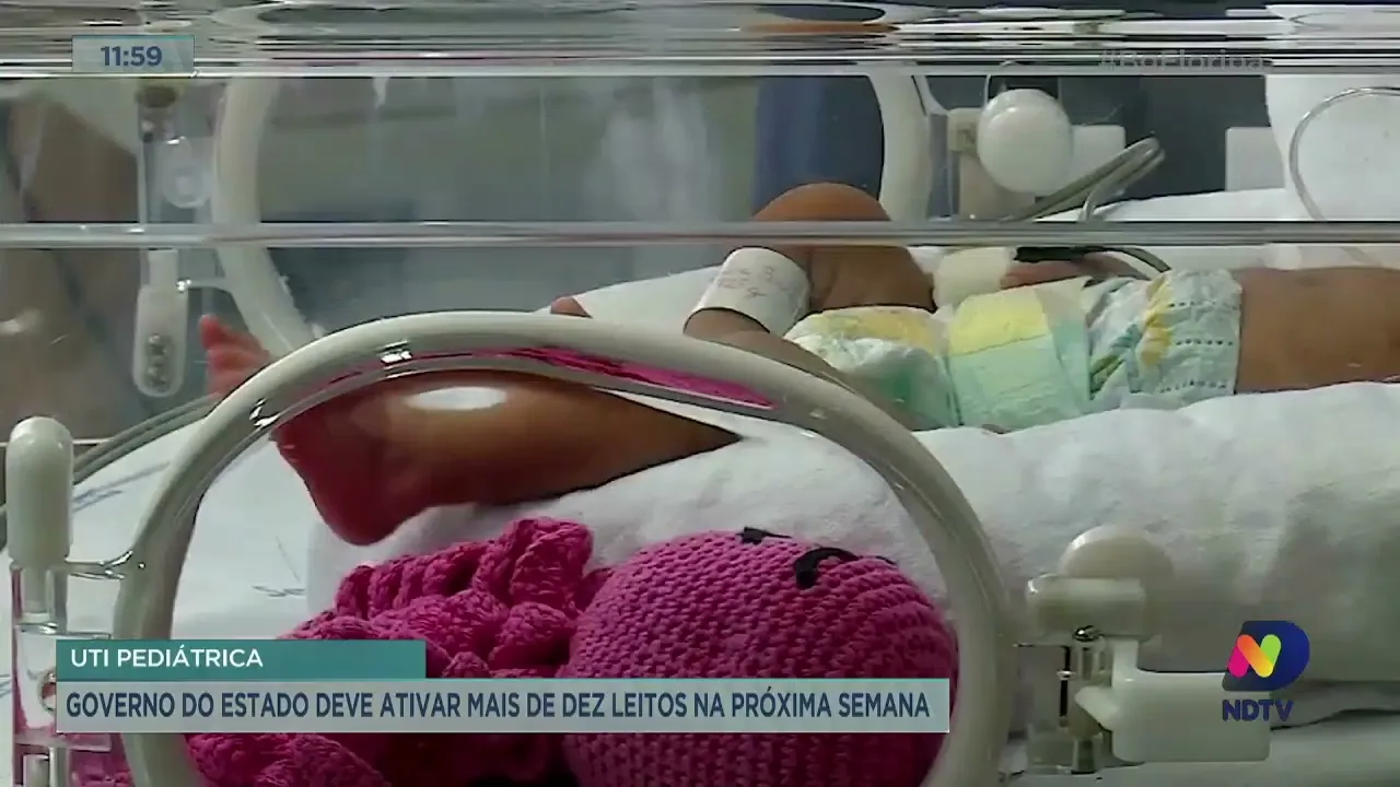 UTI pediátrica: governo de SC deve ativar mais de dez leitos na próxima semana