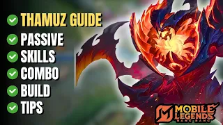 thamuz rework tutorial passive skills deadly combos builds u0026 pro tips in mobile legends