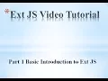 ExtJS Basics part 1