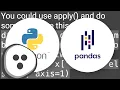 Compare two columns using pandas