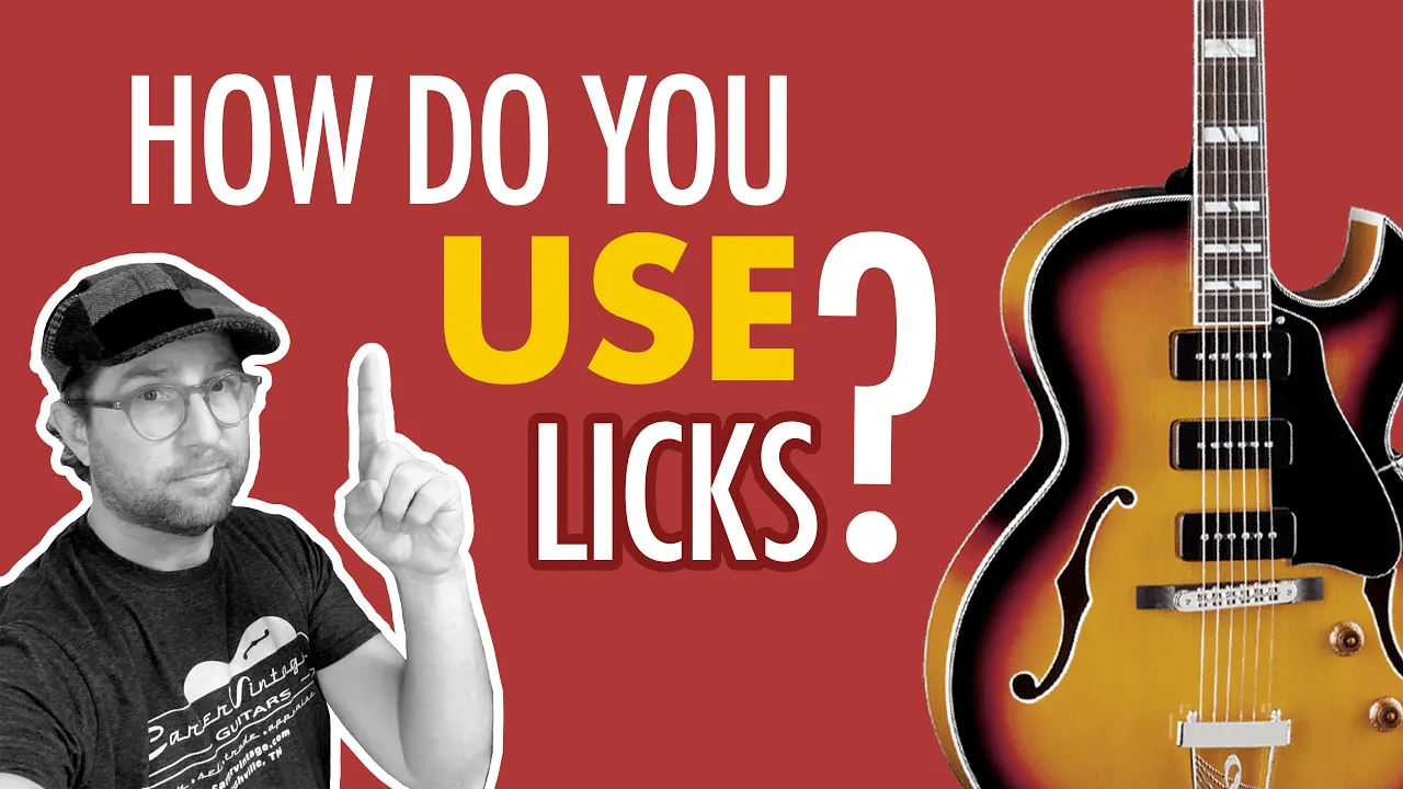 How do you actually USE licks? Use this simple formula