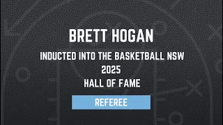 2025 Basketball NSW Hall of Fame Brett Hogan