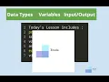 C Programming - Variables Data Types bringing all together