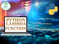LAMBDA FUNCTION AND SCOPE OF VARIABLE IN TAMIL - SMT PROGRAMMING
