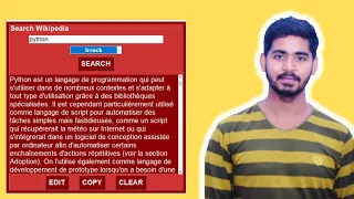 Python GUI Project Fetch Wikipedia Info in Multiple Languages - a Beginner s Guide